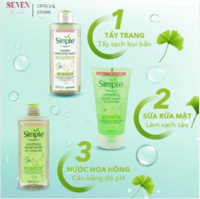 NƯớc tẩy trang organic simple 