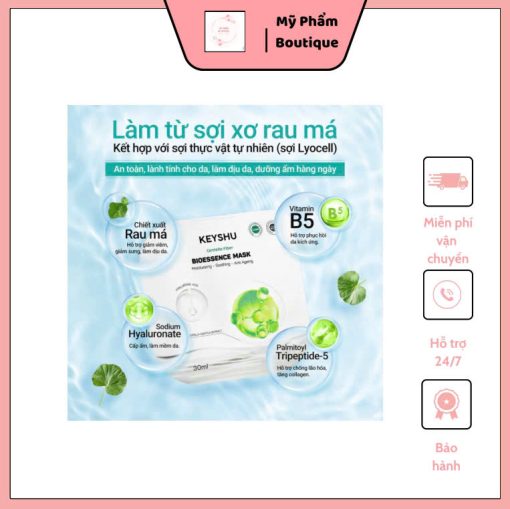 mặt nạ rau má