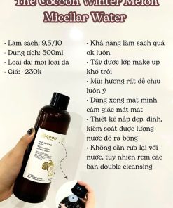 Tác dụng nước tẩy trang organic